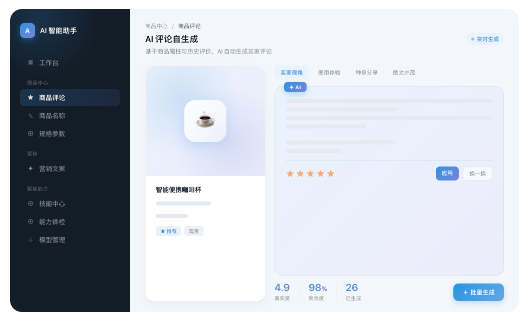 商品 AIGC 内容生成
