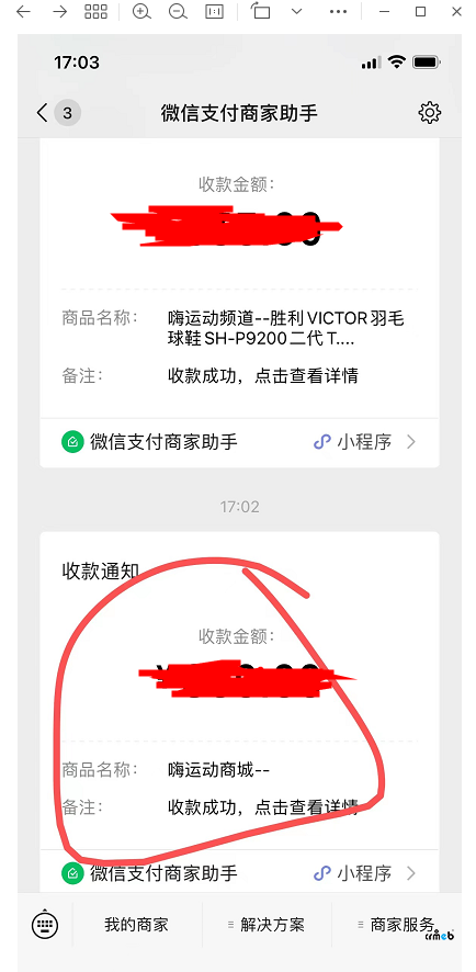 微信支付助手商品名称显示问题